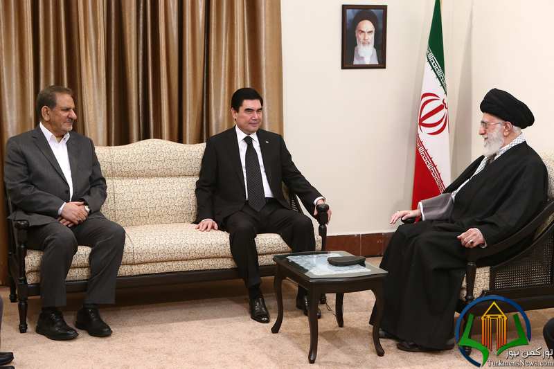 Qorbangoli Khameniy - دیدار رهبر انقلاب با رئیس جمهوری ترکمنستان